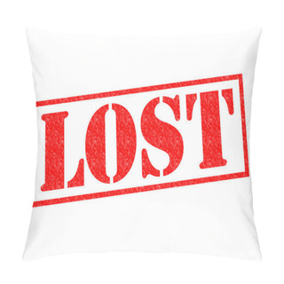 Personality  LOST Rubber Stamp Pillow Covers