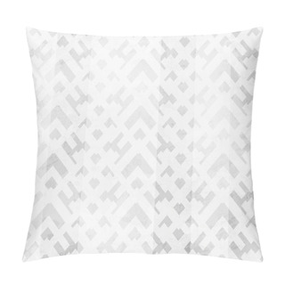 Personality  White Geometric Seamless Texture With Grunge Effect Pillow Covers