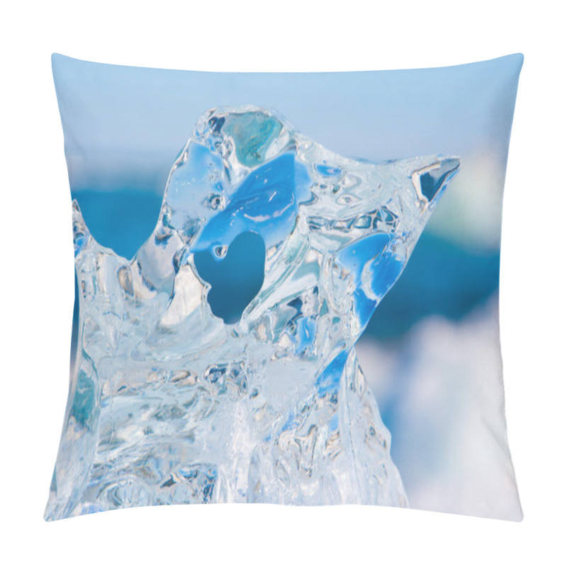 Personality  Icelandic Ice Heart Pillow Covers