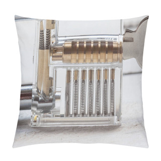 Personality  An Clear Padlock Pillow Covers