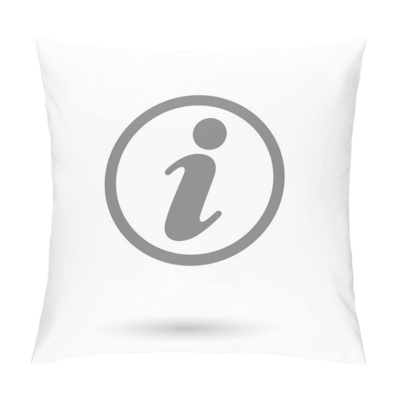 Personality  flat information icon background pillow covers
