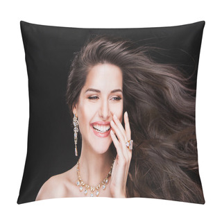 Personality  Happy Fashion Model Pillow Covers