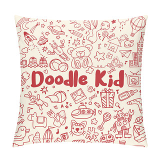 Personality  Hand Drawing Shopping Fashion , Doodle Style ,vector Illustration Pillow Covers