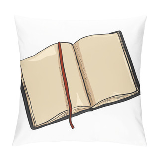 Personality  Cartoon Black Diary Illustration Pillow Covers