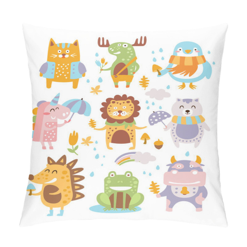 Personality  Animal Woodland Autumn Vector pillow covers