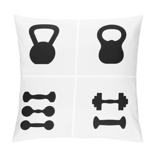 Personality  Dumbbells ( Set Of Seven Ones ) Pillow Covers