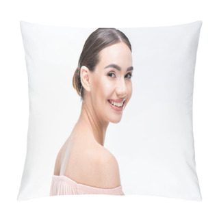 Personality  Woman With Open Neck And Shoulders Pillow Covers