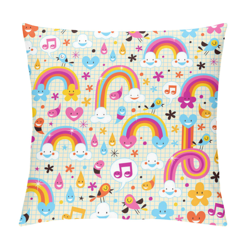 Personality  Rainbows pattern pillow covers