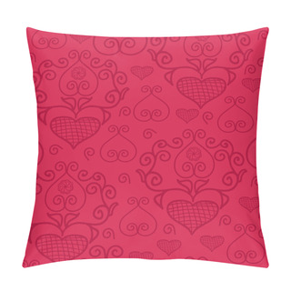 Personality  Pattern With Lace Hearts Pillow Covers