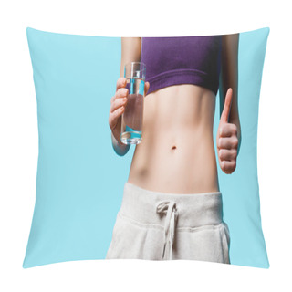 Personality  Woman Showing Her Abs Pillow Covers