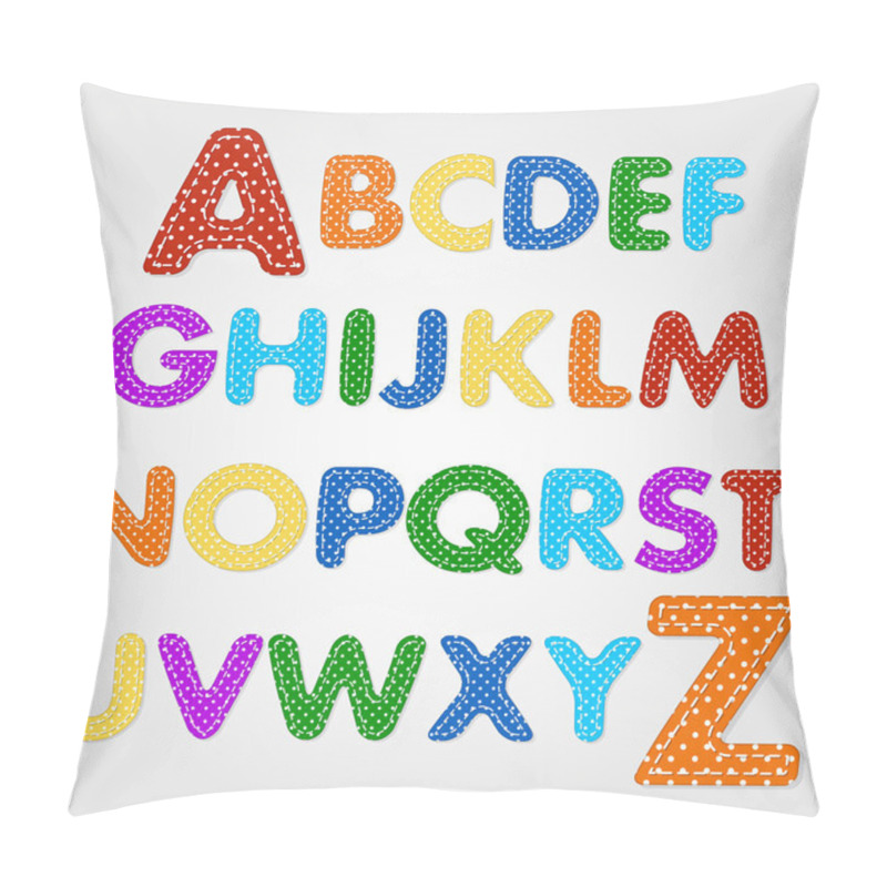 Personality  Alphabet Quilt and old fashioned baby blanket design pillow covers