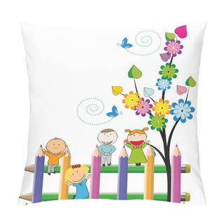 Personality  Happy Kids Pillow Covers