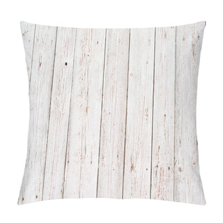 Personality  White Wood Texture Background Pillow Covers