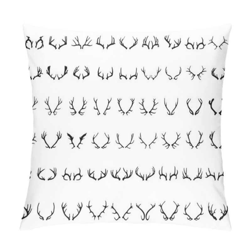 Personality  Deer Horns Pillow Covers