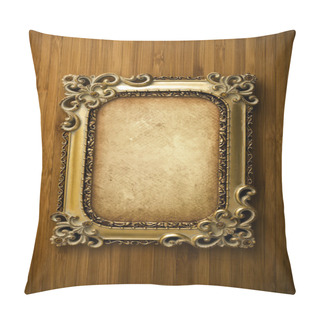 Personality  Frame With Old Paper Pillow Covers