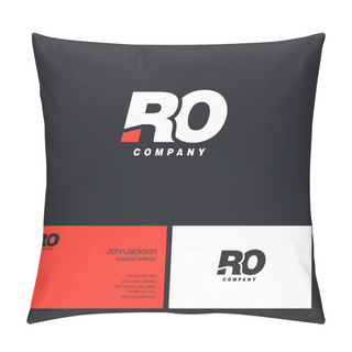 Personality  R & O Letter Logo   Pillow Covers