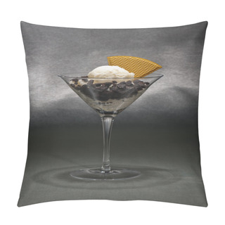 Personality  Vanilla Ice Cream In A Martini Glass  Pillow Covers