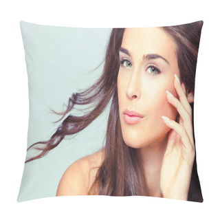 Personality  Natural Beauty Woman Portrait Pillow Covers