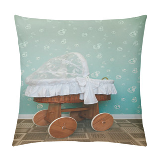 Personality  Preschool Room Decorated With Baby Carriage Pillow Covers