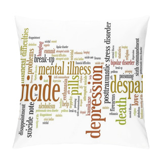 Personality  Suicide Pillow Covers