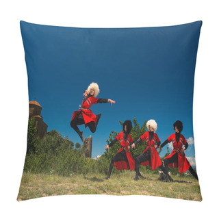 Personality  National Song And Dance Ensemble Of Georgia Erisioni Pillow Covers