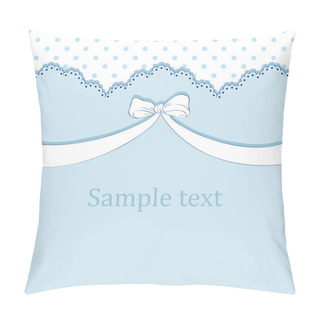 Personality  Vector Blue Children's Background Pillow Covers