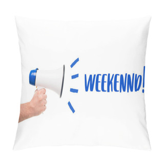 Personality  Person Holding Megaphone Pillow Covers