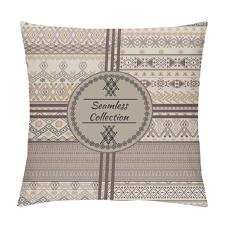 Personality  Set Of Ethnic Tribal Geometric Patterns Pillow Covers