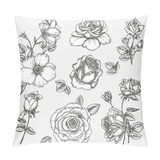 Personality  Rose Set Pillow Covers