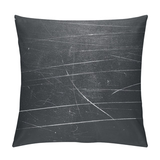 Personality  Black Scratched Texture. Pillow Covers
