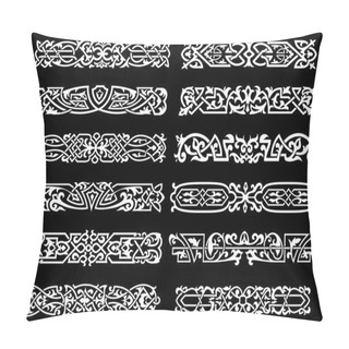 Personality  Celtic And Floral Ornaments Collection Pillow Covers