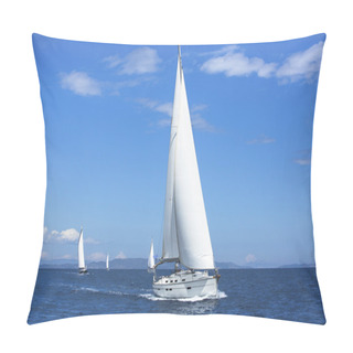 Personality  Sailing Boat Pillow Covers