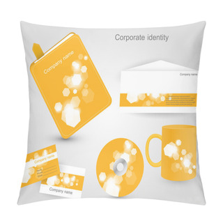 Personality  Corporate Identity, Vector Illustration  Pillow Covers