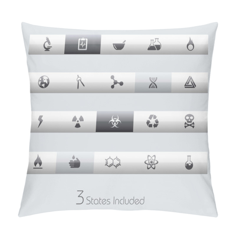 Personality  Science // Classic Bars Pillow Covers