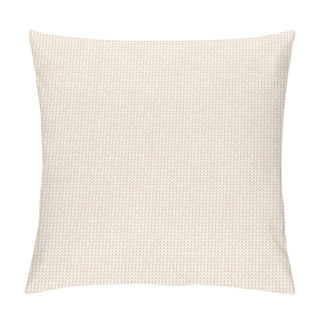 Personality  Wool Knitted Seamless Pattern White Background Pillow Covers