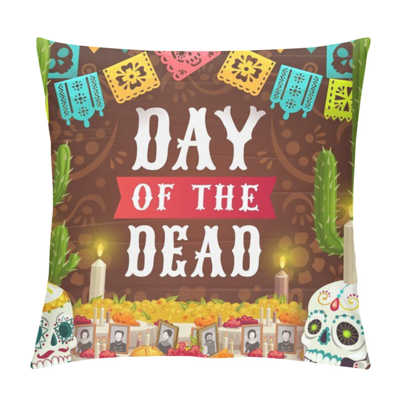 Personality  Day of Dead, Mexican calavera catrina skull pillow covers