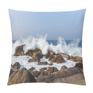 Personality  Waves And Rocks Pillow Covers