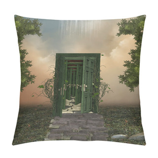 Personality  Fantasy Landscape Pillow Covers