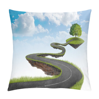 Personality  The Road To Tree Pillow Covers