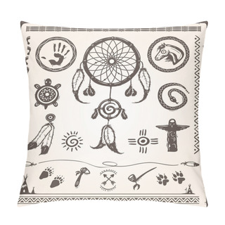 Personality  Native American Design Elements Pillow Covers