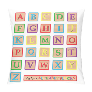 Personality  Alphabet Blocks Pillow Covers