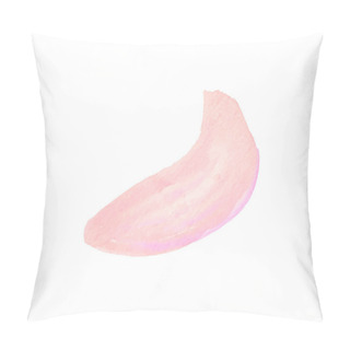 Personality  Vector Abstract Pastel Red Watercolor Spot On White Background Pillow Covers
