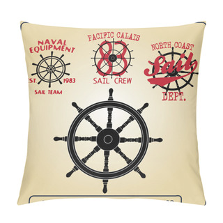 Personality  Pirates Print, Naval Equipment Pillow Covers