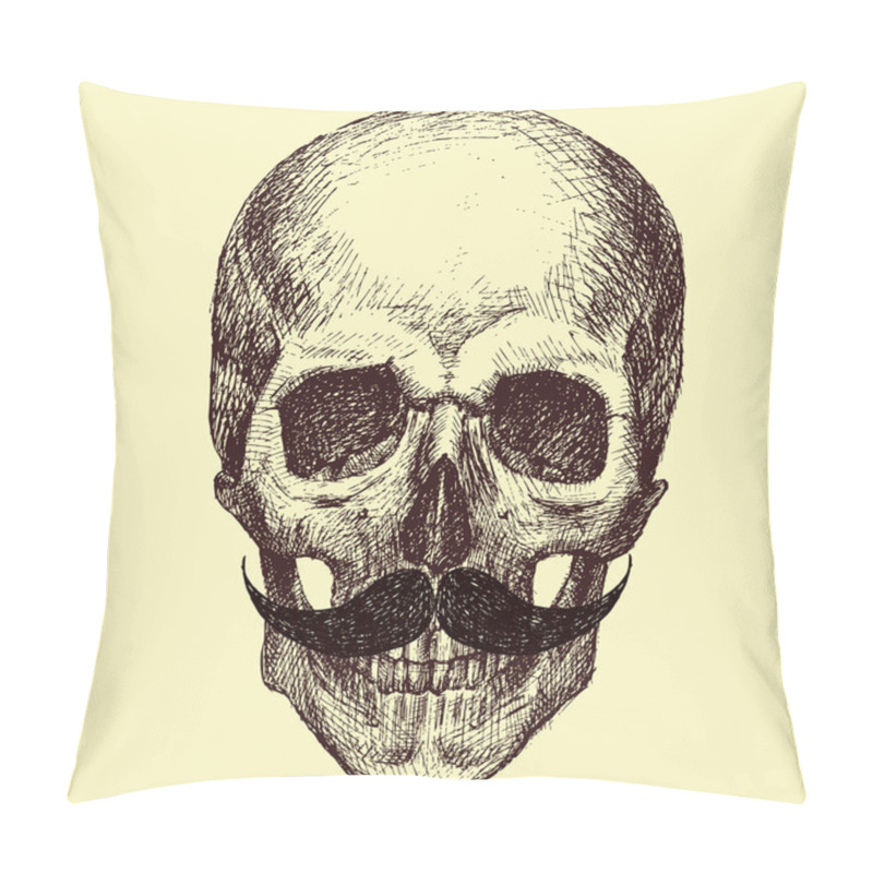 Personality  Vector Skull pillow covers