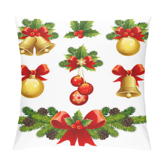 Personality  Christmas Ornaments Pillow Covers