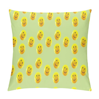 Personality  Colored Background With Different Accessories Pillow Covers