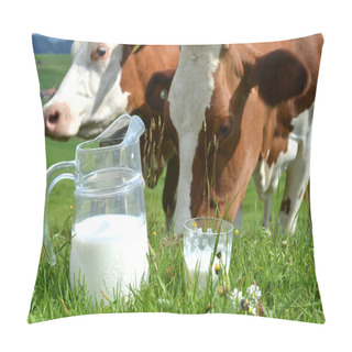 Personality  Milk And Cows. Pillow Covers