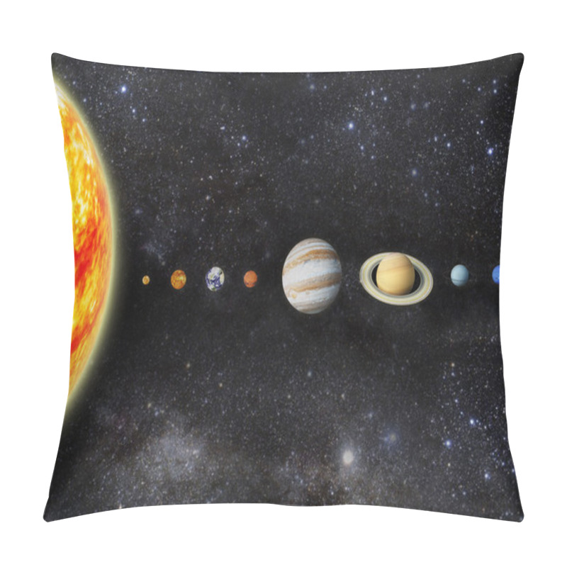 Personality  Solar system pillow covers