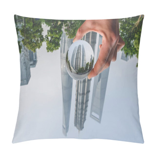 Personality  Modern Buildings In Lujiazui Finance District, Shanghai, China Pillow Covers