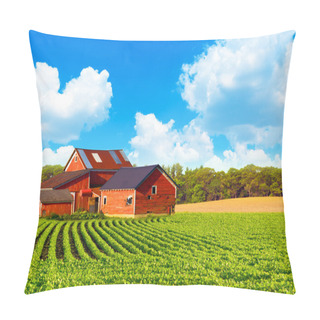 Personality  Traditional Vintage Red Farm Pillow Covers